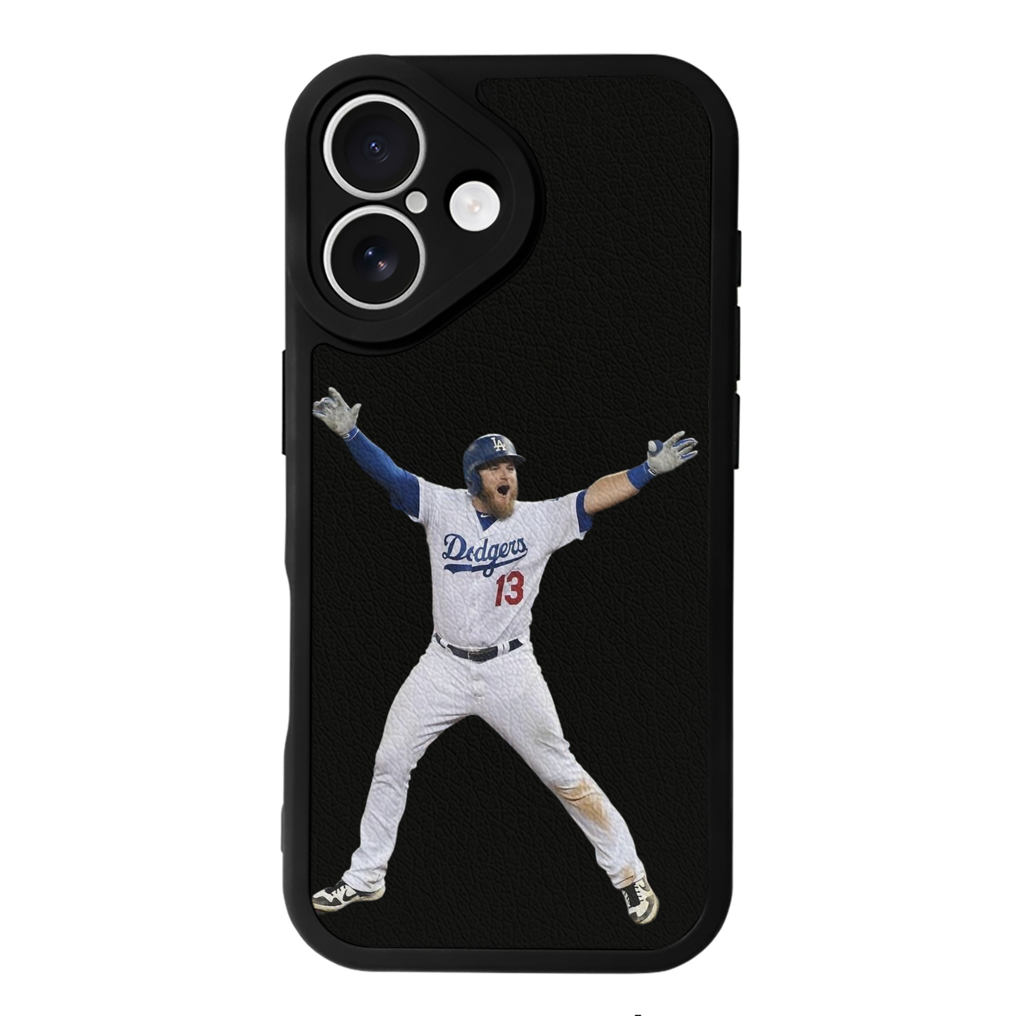  IPhone 16 Silicone Leather Case – UV Print, Lambskin Texture – Perfect Fit, Wireless Charging Compatible, Scratch Resistant, Precise Cutouts – Stylish Protection For IPhone 16